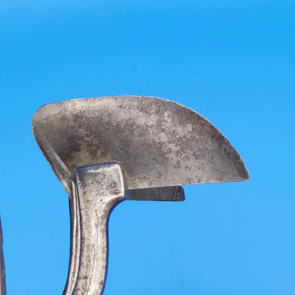Vintage 6‎ Blade Primitive Hand Chopper Knife Blades with Wooden Handle